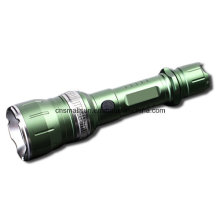 Dual Use 1X18650 or 3xaaa Batt Rotating T35 Flashlight